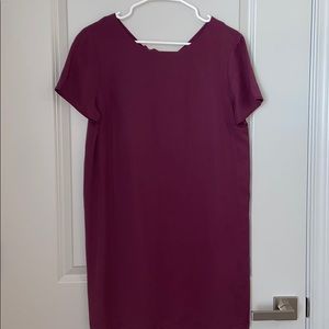 Lulu’s Maroon Open Back Dress